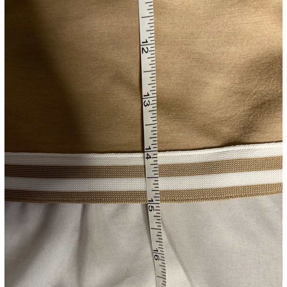 Spalding Women's Elastic Waist Side Pockets Relaxed Fit Skort Size Small Beige - Picture 5 of 9